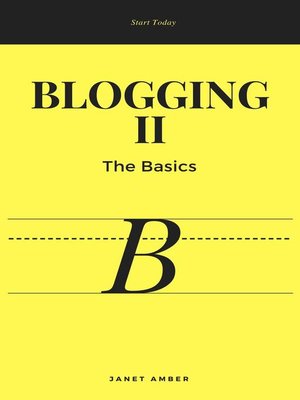 cover image of Blogging II